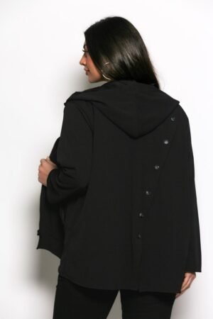 Ζακέτα Only Με Κουμπιά Στην Πλάτη Μαύρο