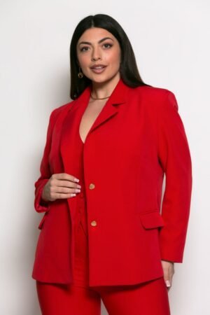 Σακάκι Muse Ανορθωτικό Με Κουμπιά Κόκκινο