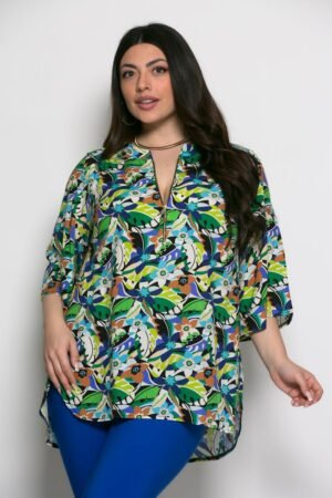 Μπλούζα Celestial Vibe Με Φερμουάρ Ρουά Lime