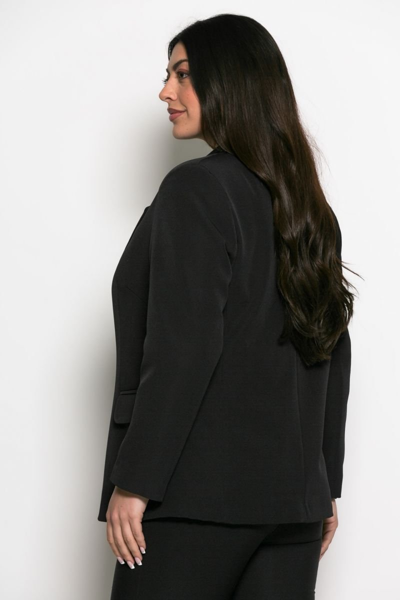 Σακάκι Muse Ανορθωτικό Με Κουμπιά Μαύρο - Image 2